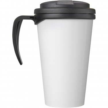 Logo trade liikelahja mainoslahja tuotekuva: Brite-Americano® Grande 350 ml muki, läikyttämätön kansi