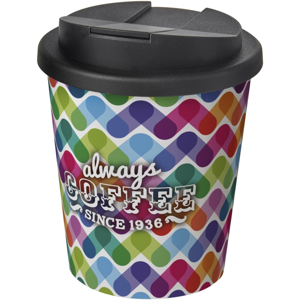 Logo trade liikelahjat mainoslahjat kuva: Brite-Americano® Espresso 250 ml muki, läikyttämätön kansi