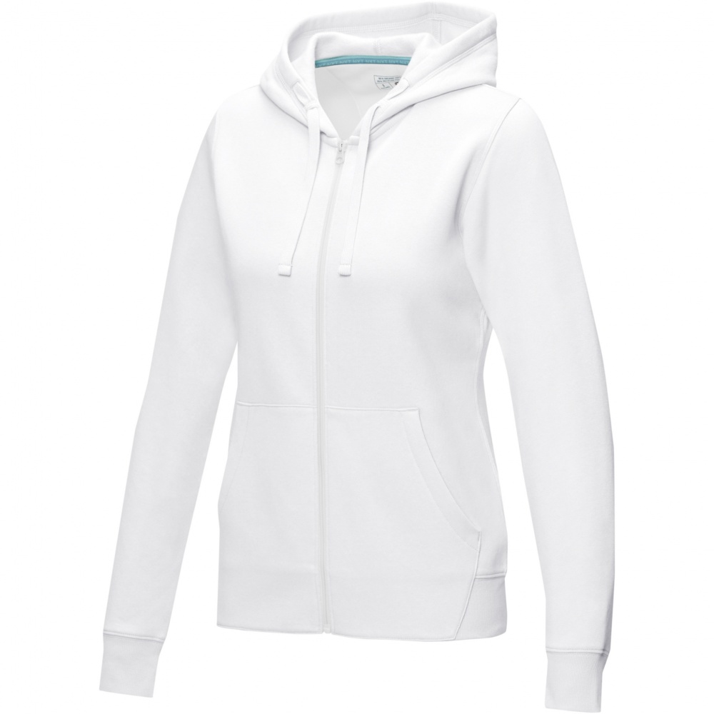 Logotrade liikelahja mainoslahja kuva: Ruby women’s organic recycled full zip hoodie