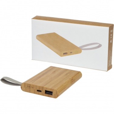 Logotrade mainoslahjat kuva: Tulda-varavirtalähde, 5 000 mAh, bambua