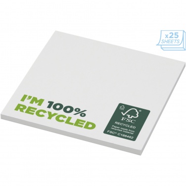 Logotrade mainostuote tuotekuva: Sticky-Mate® kierrätetyt tarralaput 75 x 75 mm