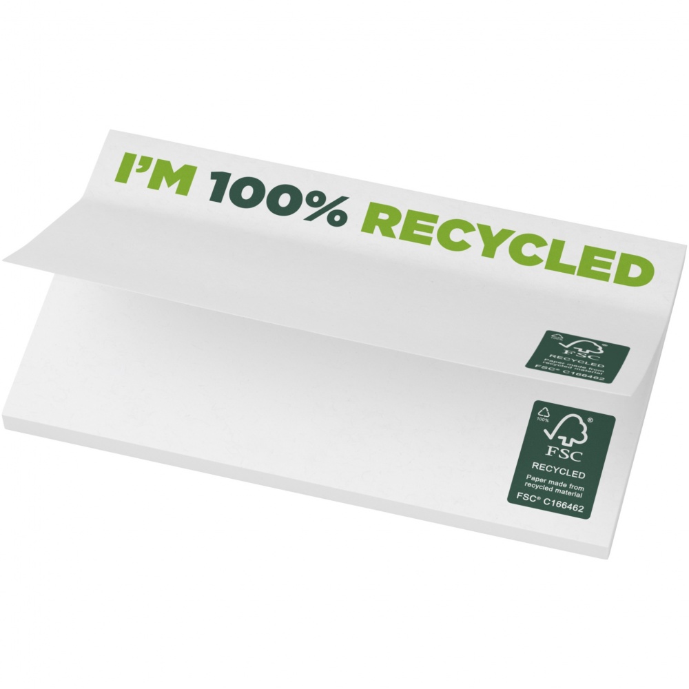 Logotrade mainostuote tuotekuva: Sticky-Mate® kierrätetyt tarralaput 127 x 75 mm
