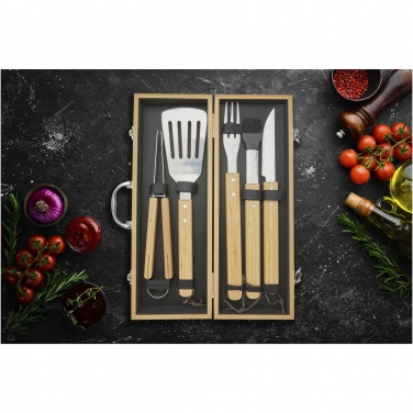Logo trade mainostuotet tuotekuva: Churras 5-osainen grillausvälinesetti