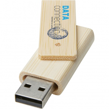 Logo trade mainoslahjat ja liikelahjat kuva: Rotate 8 Gt bambuinen USB-muistitikku
