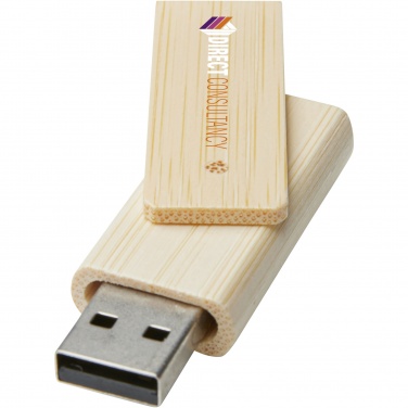 Logotrade mainoslahja tuotekuva: Rotate 16 Gt bambuinen USB-muistitikku