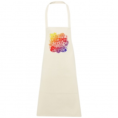 Logotrade mainostuote tuotekuva: Khana esiliina 280 g/m²:n puuvillasta