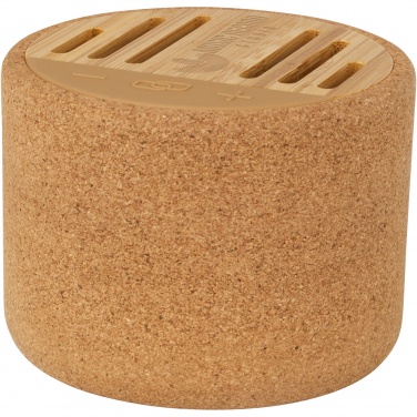 Logotrade liikelahjat mainoslahjat tuotekuva: Cerris 5 W:n Bluetooth®-kaiutin korkkimateriaalia