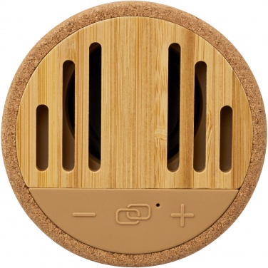 Logo trade liikelahjat mainoslahjat kuva: Cerris 5 W:n Bluetooth®-kaiutin korkkimateriaalia