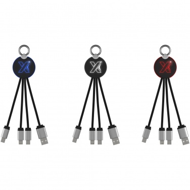 Logo trade liikelahjat mainoslahjat kuva: SCX.design C16 -kaapeli, pyöreä, valaistuva