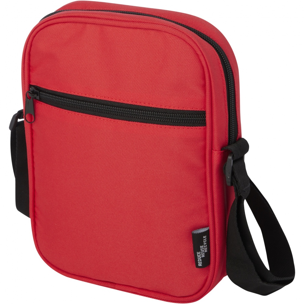 Logo trade mainostuotet tuotekuva: Byron GRS-kierrätetystä materiaalista valmistettu crossbody-laukku 2 l