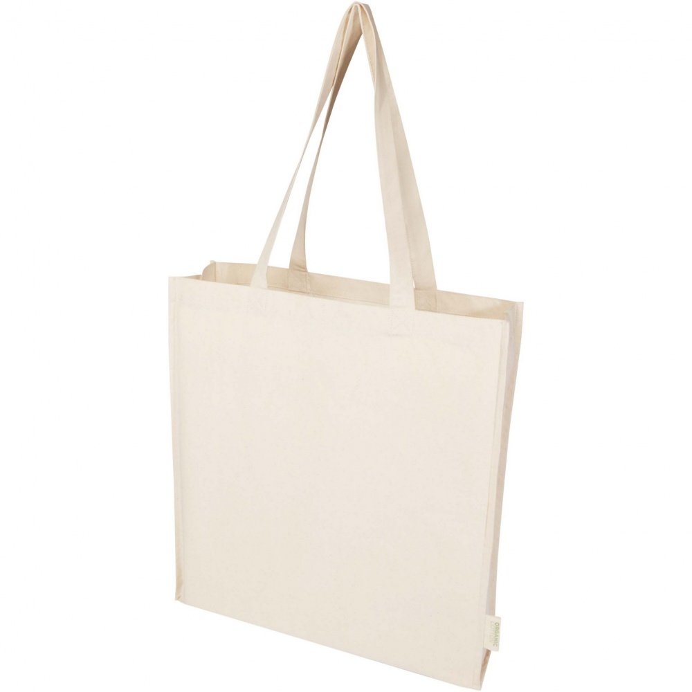 Logo trade liikelahja mainoslahja tuotekuva: Orissa 180 g/m² organic full gusset tote bag 14L