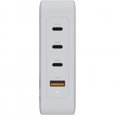 Logo trade liikelahjat mainoslahjat kuva: Xtorm XVC2140 GaNUltra 140 W matkalaturi 240 W USB-C PD -kaapelilla