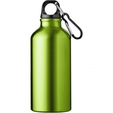 Logotrade liikelahja tuotekuva: Oregon 400 ml:n alumiininen vesipullo karabiinikoukulla