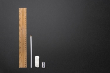 Logotrade liikelahjat kuva: Timberson ekstrapaksu 30cm kaksipuolinen bambuviivain
