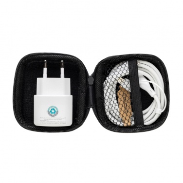 Logotrade mainoslahjat kuva: Boost RCS kierrätetty PET 20W USB-C 2 kpl lataussetti