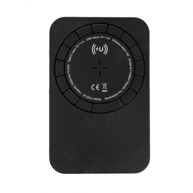 Logo trade liikelahjat mainoslahjat kuva: Magneettinen 5000mAh 5W langaton virtapankki