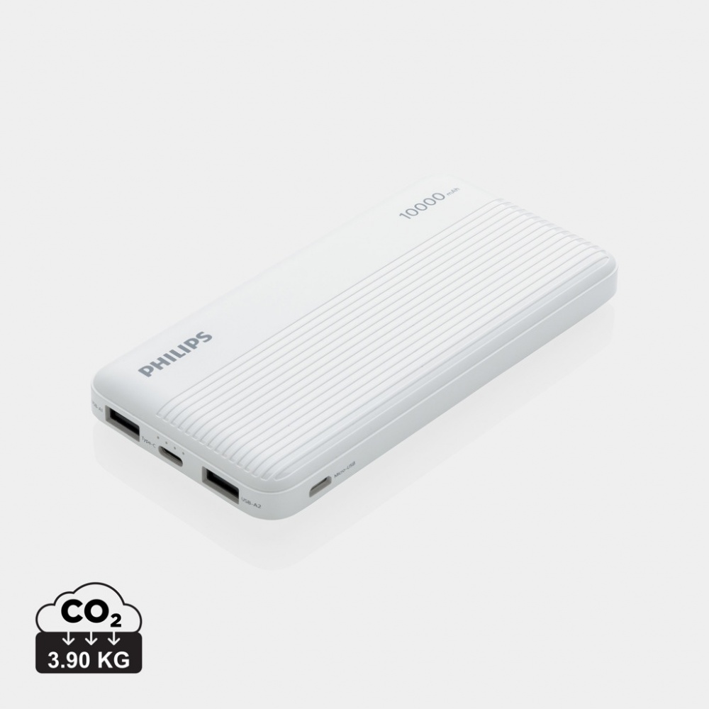 Logotrade mainostuote tuotekuva: Philips 10000mAh ohut varavirtalähde