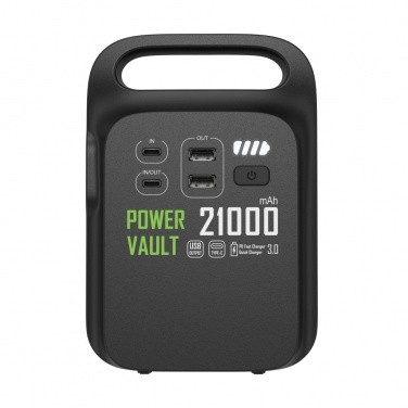 Logo trade mainoslahja kuva: Power Vault 21000 kannettava virta-asema RCS muovista