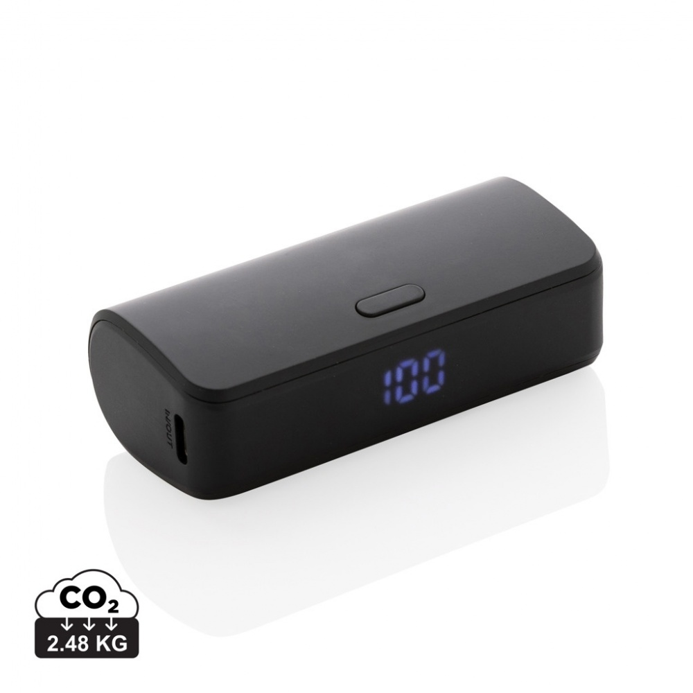 Logotrade mainostuotet kuva: FlashCharge 5000mAh pikalatausvirtapankki RCS muovista