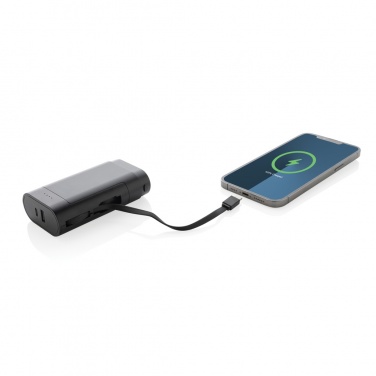 Logo trade mainoslahja kuva: CycleCell 10.000 mah irrotettava varavirtalähde