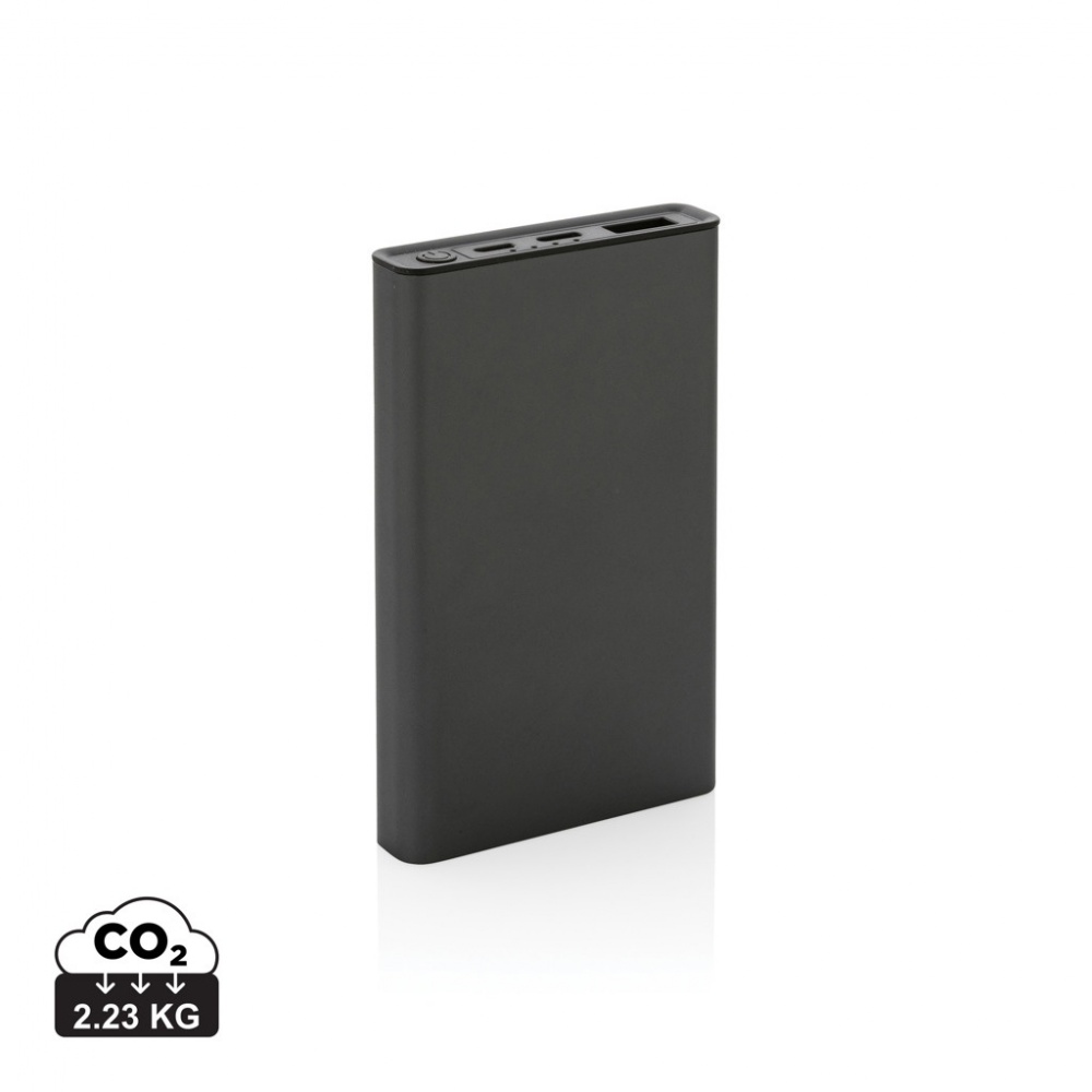 Logo trade mainostuote kuva: Terra RCS virtapankki 5000mAh kierrätetystä alumiinista