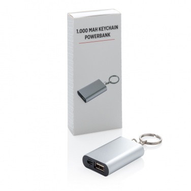 Logo trade liikelahja mainoslahja tuotekuva: 1.000mAh varavirtalähde avaimenperä