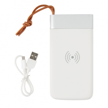 Logo trade mainoslahja ja liikelahja tuotekuva: Aria 8000 mAh 5 W:n langaton varavirtalähde