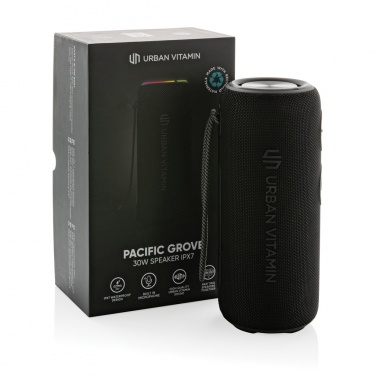 Logotrade liikelahja mainoslahja kuva: Urban Vitamin Pacific Grove 30W kaiutin IPX7 RCS muovista