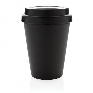 Logo trade liikelahja kuva: Uudelleenkäytettävä kaksiseinäinen kahvikuppi 300 ml