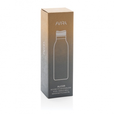 Logo trade mainoslahja kuva: Avira Alcor RCS yksiseinäinen re-steel vesipullo 600 ML