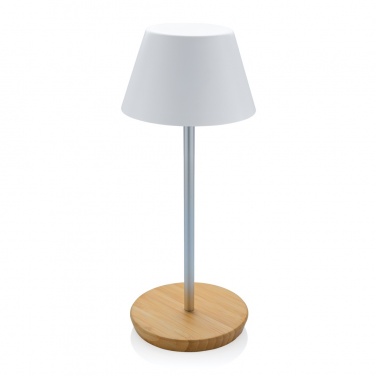 Logotrade mainoslahja tuotekuva: Pure Glow USB-ladattava pöytälamppu RCS muovista