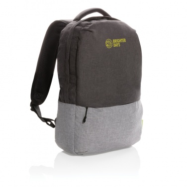 Logotrade mainoslahja tuotekuva: PVC-vapaa Duo color RPET 15,6” RFID -laptopreppu