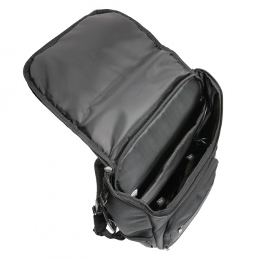 Logo trade mainoslahja kuva: Swiss Peak AWARE™ RPET Voyager 15.6" reppu kannettavalle