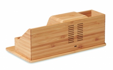 Logotrade mainoslahjat ja liikelahjat tuotekuva: Bambu langaton laturi 10W GROOVY