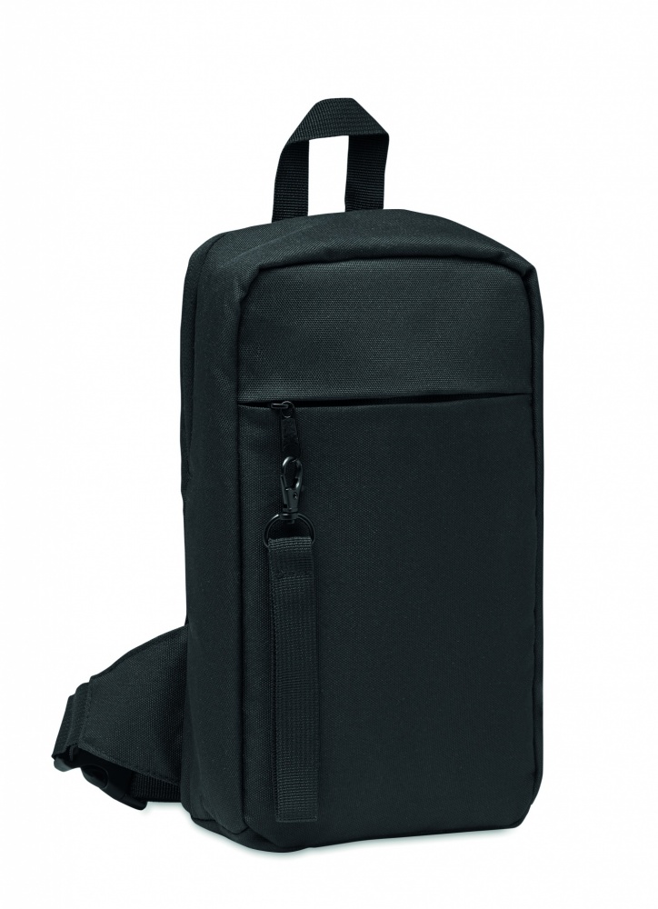 Logotrade mainoslahja tuotekuva: Crossbody laukku 600D RPET