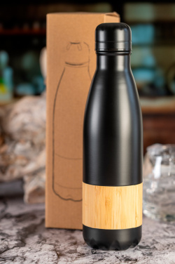 Logo trade mainoslahja kuva: Ruostumaton teräspullo KOBE 750 ml