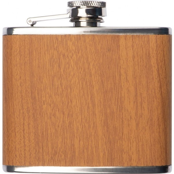 Logotrade liikelahja mainoslahja kuva: Lantiopullo HOOGSTRATEN 170 ml