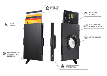 Logotrade mainoslahjat kuva: RFID-luottokorttikotelo, jossa on pidike AirTagille 2163155