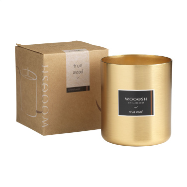 Logotrade mainoslahjat kuva: Wooosh Tuoksukynttilä True Wood