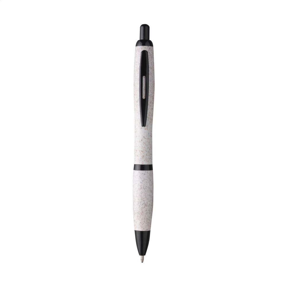 Logotrade mainoslahja tuotekuva: Athos Wheat-Cycled Pen vehnän olkikynä