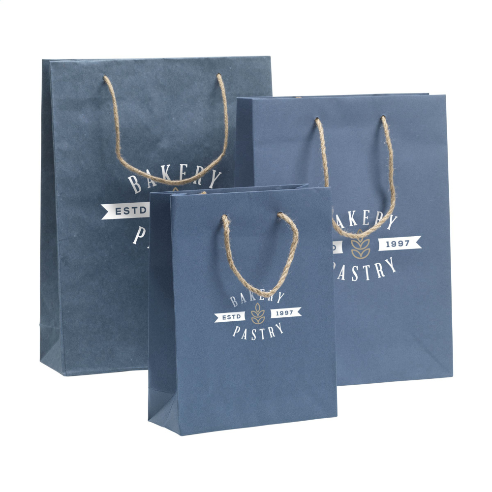 Logotrade mainoslahjat ja liikelahjat tuotekuva: Leaf It Bag kierrätetty farkkukuiduilla (180 g/m²) M