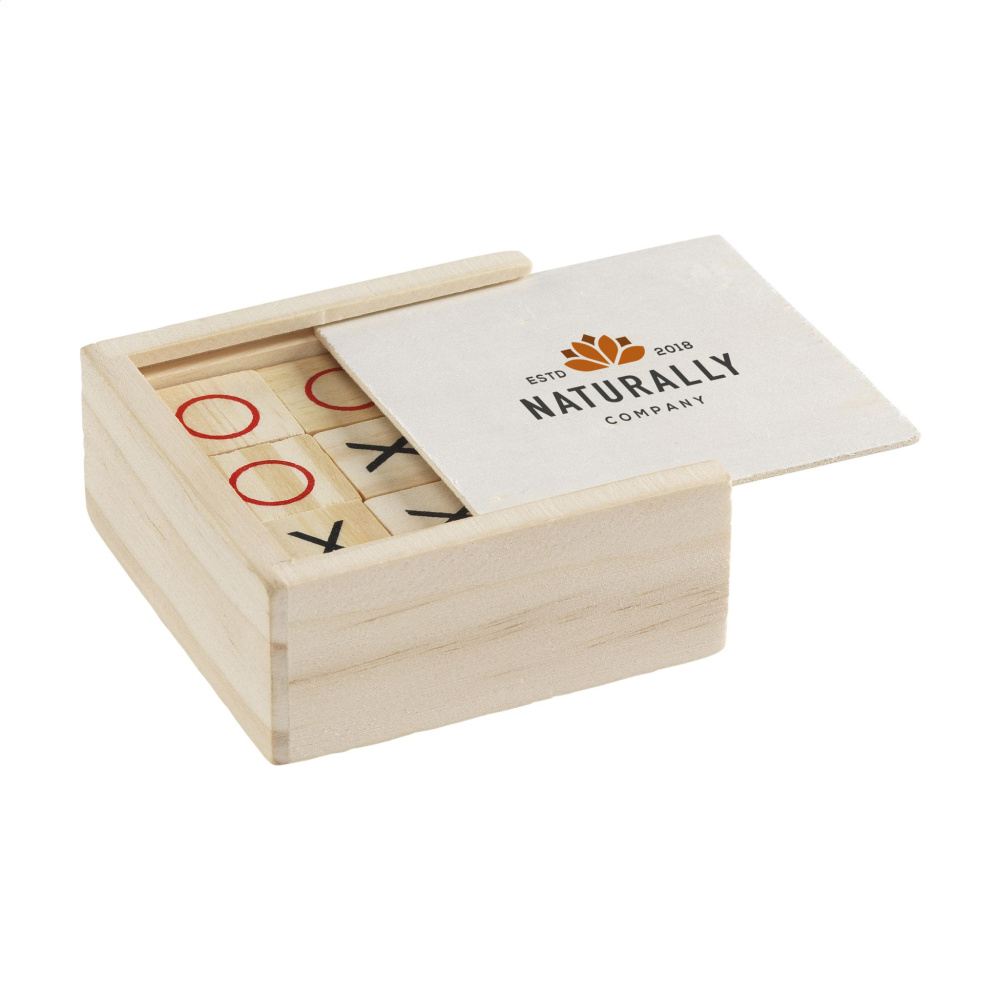 Logotrade liikelahjat mainoslahjat tuotekuva: Tic Tac Toe Peli Bamboo