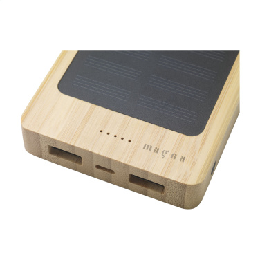 Logotrade liikelahja mainoslahja kuva: Solar Powerbank 8000+ langaton laturi