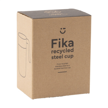 Logo trade liikelahjat mainoslahjat kuva: Fika RCS Recycled Steel Cup 400 ml lämpökuppi