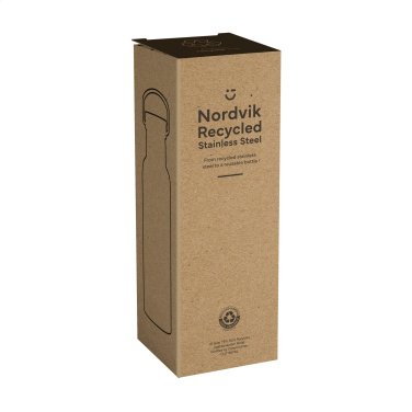 Logotrade mainoslahjat kuva: Nordvik RCS Recycled Steel 500 ml juomapullo