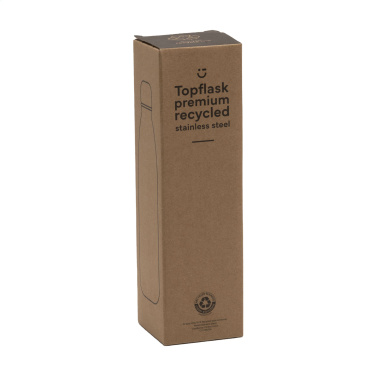 Logotrade mainostuote tuotekuva: Topflask Premium RCS kierrätetystä teräksestä valmistettu juomapullo