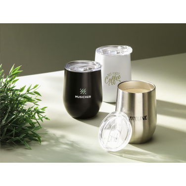Logo trade mainostuotet tuotekuva: Huevo RCS Recycled Steel Cup 350 ml lämpökuppi