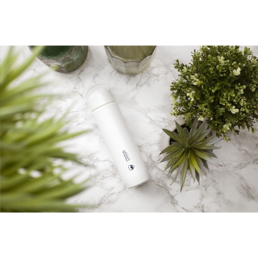 Logotrade liikelahjat mainoslahjat tuotekuva: EcoBottle Slim 450 ml kasvipohjainen - valmistettu EU:ssa