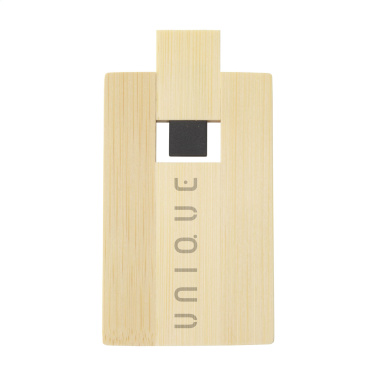 Logotrade liikelahjat kuva: Luottokortti USB Bamboo 8GB