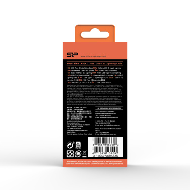 Logo trade liikelahja kuva: TIEDONSIIRTOKAAPELI Boost Link Nylon LK50CL Type C Lightning